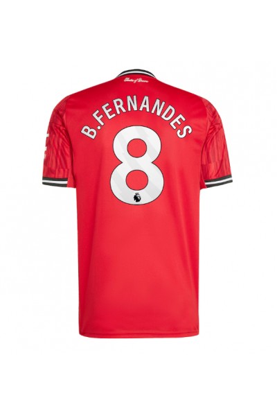 Manchester United Bruno Fernandes #8 Voetbaltruitje Thuis tenue 2025-26 Korte Mouw Manchester United Bruno Fernandes #8 Voetbaltruitje Thuis tenue 2025-26 Korte Mouw
